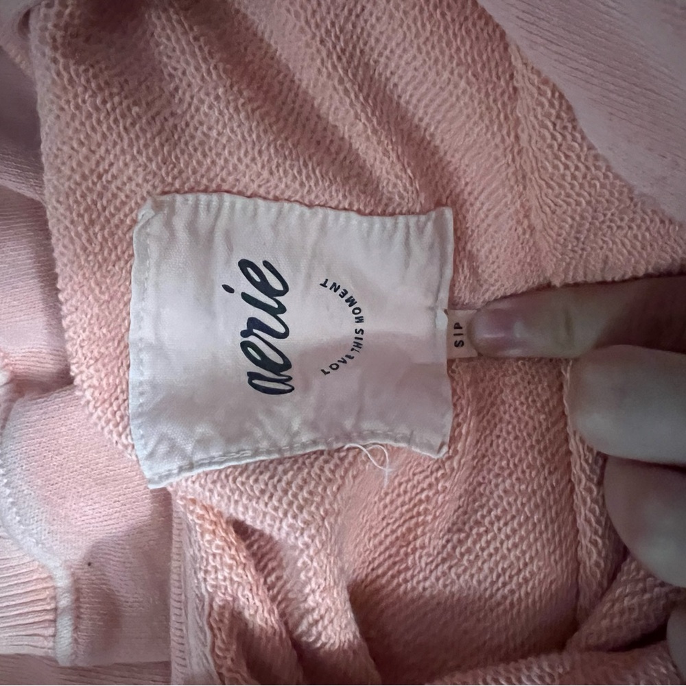 Aerie Soft Pink Knit Sweater